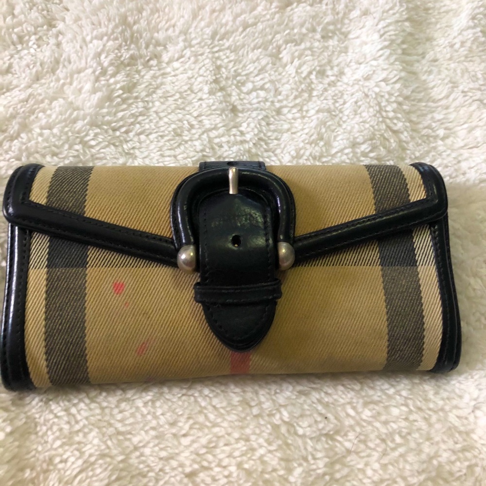 Authentic Burberry Large Wallet